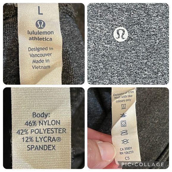 Lululemon Gray Kung Fu Yoga Athleticwear Athleisure Relaxed Loose Fit Pant  Sz L - Picture 3 of 15